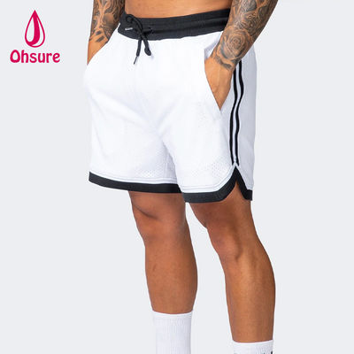 Oem Solid Color Men Summer Breathable Mesh Gym Shorts Training Workout Wear Quick Dry Gym Shorts for Men Sportswear New Shorts
