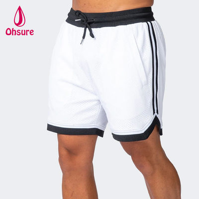 Oem Solid Color Men Summer Breathable Mesh Gym Shorts Training Workout Wear Quick Dry Gym Shorts for Men Sportswear New Shorts