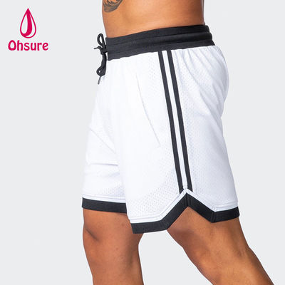 Oem Solid Color Men Summer Breathable Mesh Gym Shorts Training Workout Wear Quick Dry Gym Shorts for Men Sportswear New Shorts