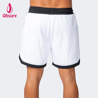 Oem Solid Color Men Summer Breathable Mesh Gym Shorts Training Workout Wear Quick Dry Gym Shorts for Men Sportswear New Shorts