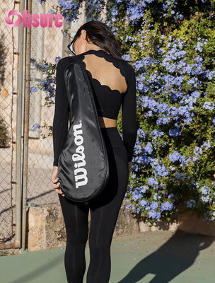 Women's High-Rise Workout Yoga Leggings Set Both Side Pockets Solid Customize Gsm Moisture Wicking Sexy OEM Yoga Wear