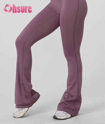Dear-Lover Custom Logo Women's High Rise Yoga Leggings Black Solid Waist Band Both Side Pockets Moisture Wicking Workout Yoga
