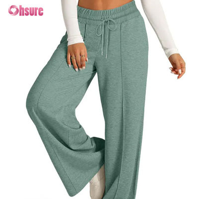 Star Hot Straight Leg Women Loose Tracksuit Wide Leg Outdoor Gym Running Casual Tracksuit Pants