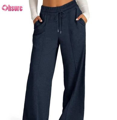 Star Hot Straight Leg Women Loose Tracksuit Wide Leg Outdoor Gym Running Casual Tracksuit Pants