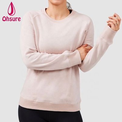 High Quality Nursing Hoodie Soft Breastfeeding Jumper Casual Sweatshirt Fitness Maternity Clothes Women Knitted Fabric 10-12days