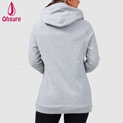 Wholesale Pregnant Women Hooded Sweater Oversized Breastfeeding Fitness Sweatshirts Custom Maternity Nursing Hoodie