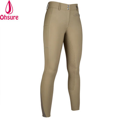 New Design Equestrian Silicone Full Seat Horse Riding Tights Leggings Women Sports Riding Breeches