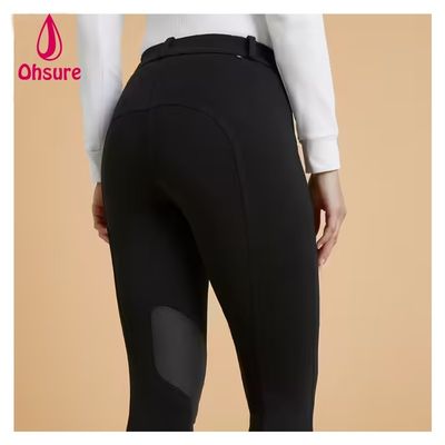 OEM High Waistband Equestrian Riding Pants Breathable Jodhpur Breeches Non Sliding Equestrian Breeches Riding Outfit