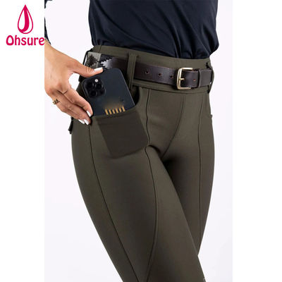 Custom Equestrian Clothing Riding Pants Jodhpur  High Waistband Breeches Silicon Anti Sliding Equestrian Breeches Riding Outfit