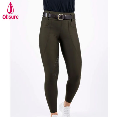 Custom Equestrian Clothing Riding Pants Jodhpur  High Waistband Breeches Silicon Anti Sliding Equestrian Breeches Riding Outfit