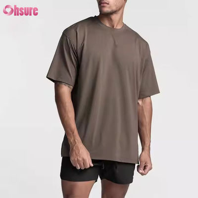 Custom logo New Design Workout Sports Wear t Shirt Men 100% Cotton Heavyweight Box Fit Running Oversize Fitness Gym Shirt