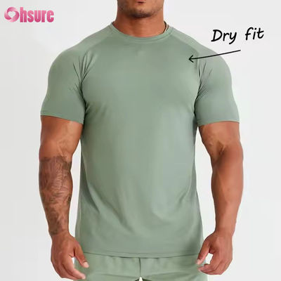 Custom Polyester Spandex Short Sleeve Light Weight Breathable Mesh Muscle Bodybuilding Mens Gym Quick Dry  t Shirt