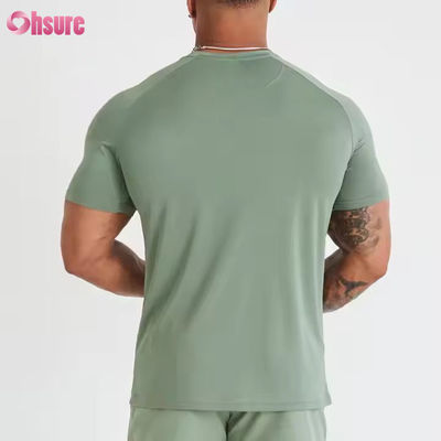 Custom Polyester Spandex Short Sleeve Light Weight Breathable Mesh Muscle Bodybuilding Mens Gym Quick Dry  t Shirt