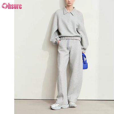 Customized 500 GSM 100% Cotton Baggy Fleece Oversized Hoodie Jogger Set Unisex 2-Piece Sweatsuit Winter High Quality Tracksuit
