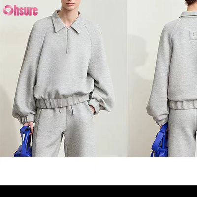 Customized 500 GSM 100% Cotton Baggy Fleece Oversized Hoodie Jogger Set Unisex 2-Piece Sweatsuit Winter High Quality Tracksuit