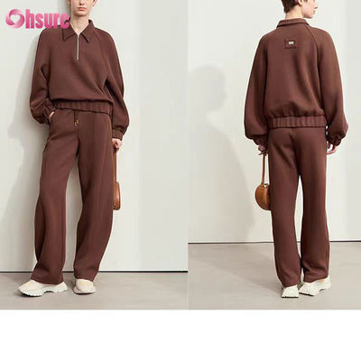 Customized 500 GSM 100% Cotton Baggy Fleece Oversized Hoodie Jogger Set Unisex 2-Piece Sweatsuit Winter High Quality Tracksuit
