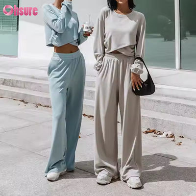 Wholesale Woman Hoodies Set Autumn and Winter New Fashionable Sports and Leisure Hoodie Set Casual Suit for Woman