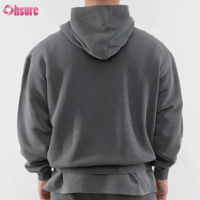 New Fashion Custom Good Quality Heavy Weight Hoodie Blank Plain 80 Cotton 20 Polyester 480 Gsm Oversized Warm Hoodie No String