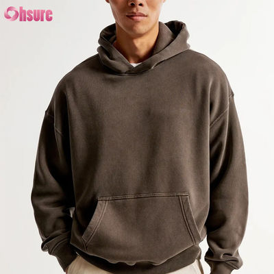 High Quality 400 GSM French Terry Cotton Hoodie Unisex Soft Plain Thick with Custom Logo 100% Cotton for Winter