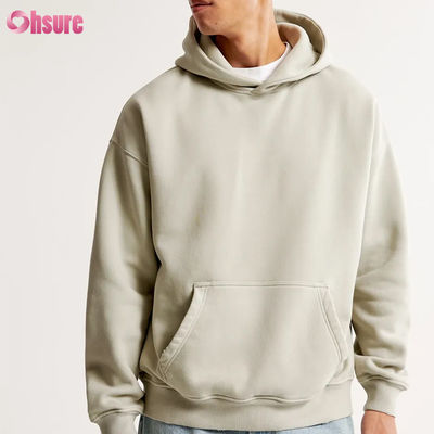 High Quality 400 GSM French Terry Cotton Hoodie Unisex Soft Plain Thick with Custom Logo 100% Cotton for Winter