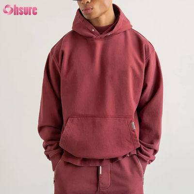 Custom logo Hoodie High Quality Men Sweatshirts Hoodies Custom logo Heavyweight Cotton Oversized Mens Drop Shoulder Hoodie