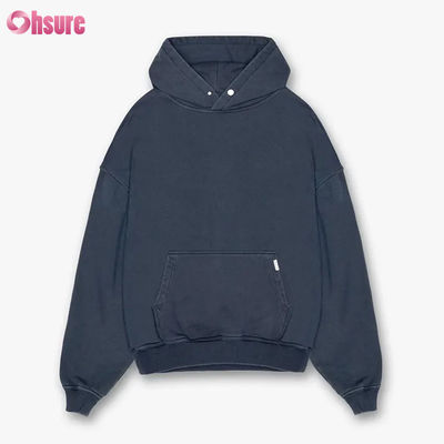 Custom logo Hoodie High Quality Men Sweatshirts Hoodies Custom logo Heavyweight Cotton Oversized Mens Drop Shoulder Hoodie