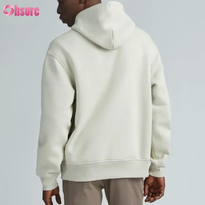 High Quality Oversize Men's Athletic Hoodie Wholesale Sports Fashion with Solid Color Hooded Collar Custom Logo Screen Print