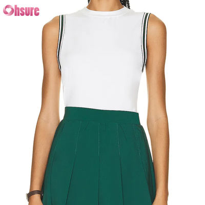 Wholesale High Women's Sleeveless Pickleball Tennis Dress Skirts Skorts Sets Breathable Custom Logo Pleated Hot Shorts Design