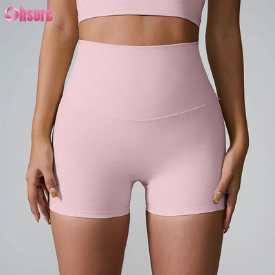 2025 New Style High Quality Breathable Multi-Color Spandex/Nylon Fitness Shorts Hot Sale Women's Gym Pants for Exercise