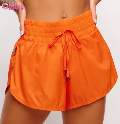 New Breathable Loose Anti-walking Yoga Shorts Outdoor Leisure Running 100% Nylon Sports Shorts Women Healthy Hot Pants
