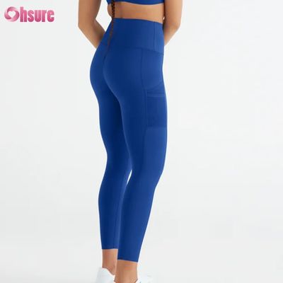High  Waist High Elastic Workout  Sports Leggings Running Solid for Women