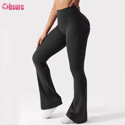 High Quality Sports Pants Comfortable Versatile Sports Leggings High Waist Pleated Yoga Leggings for Women