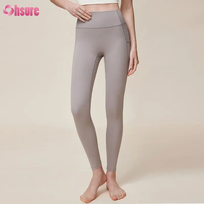 Women's High Quality Quick Dry Yoga Pants New Fashion Solid Pattern Gym Leggings for Fitness Workout