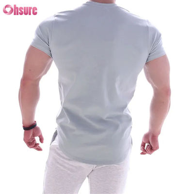 Men's Quick-Drying Sports T-Shirt Print Basketball Training Clothes with Stretch Short Sleeves for Running Fitness Gym Workouts