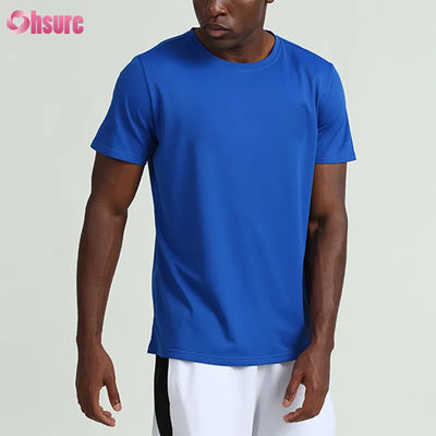 Custom Training Wear Summer Solid Color Short Sleeved Men's T-shirts Running Fitness Outdoor Basketball Sportswear for Men