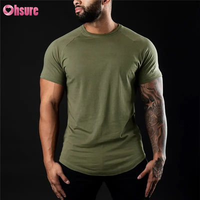 Wholesale New Style Men's Quick Dry Fitness Sports T-Shirts Casual Bodybuilding Custom Logo Clothing Knitted Fabric Print