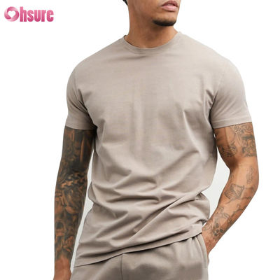 Wholesaler  Gym T Shirt  Custom Men's Sports T-Shirt - 100% Cotton, Spandex Blend, Running Gym Casual Wear, Short Sleeve
