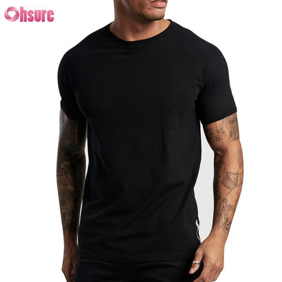 Wholesaler  Gym T Shirt  Custom Men's Sports T-Shirt - 100% Cotton, Spandex Blend, Running Gym Casual Wear, Short Sleeve