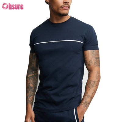 Wholesaler  Gym T Shirt  Custom Men's Sports T-Shirt - 100% Cotton, Spandex Blend, Running Gym Casual Wear, Short Sleeve