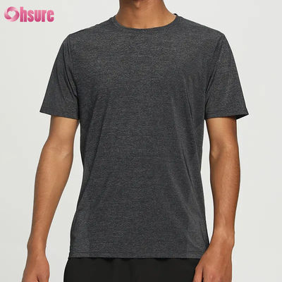 Wholesale Casual Short Sleeve Stretch Gym Tee LightWeight Breathable Slimfit Men T Shirts Training Fitness Running Sport T Shirt