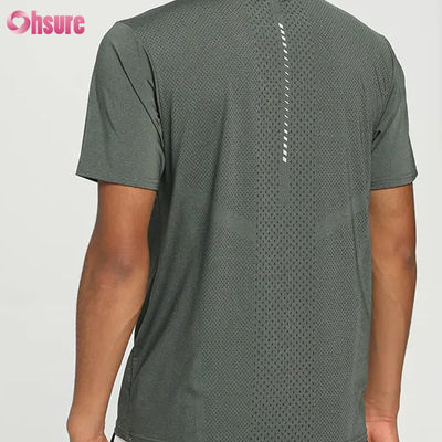 Wholesale Casual Short Sleeve Stretch Gym Tee LightWeight Breathable Slimfit Men T Shirts Training Fitness Running Sport T Shirt