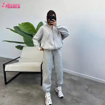 Winter Women's Cardigan Sweater Set Turtleneck Yoga Sports Comfortable Warm Trousers Outdoor Leisure Fitness Set