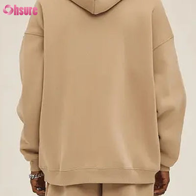 Fleece  Oversize Hoodies Casual Pullovers Tracksuit Men Hoodies Long Sleeve Crew Neck Cotton Jersey Fabric Winter Jacket for Men