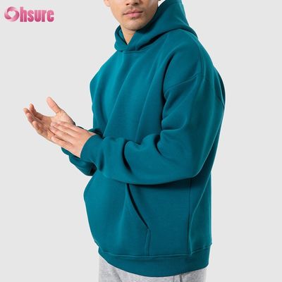 Friendly Fabric Hoodie High Quality Cotton Hoodies Oversize Pullovers Slim Plain Men Sport Hoodies