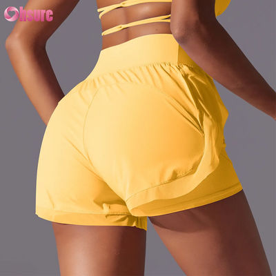 2025 Women's High Waist Breathable Fitness Jogger Shorts Wholesale Summer Training Running Sports Pants Hot New Design