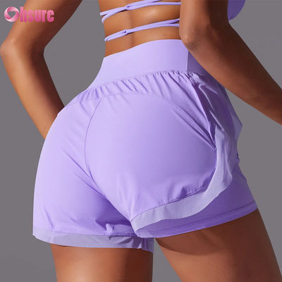 2025 Women's High Waist Breathable Fitness Jogger Shorts Wholesale Summer Training Running Sports Pants Hot New Design