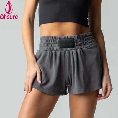 Boxing Women Shorts Sports Running Shorts Gym Shorts Custom Logo Cotton Terry Printed Knitted 100% Cotton Silk Screen Printing