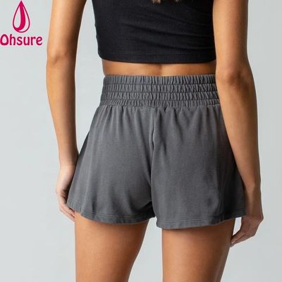 Boxing Women Shorts Sports Running Shorts Gym Shorts Custom Logo Cotton Terry Printed Knitted 100% Cotton Silk Screen Printing