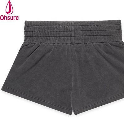 Boxing Women Shorts Sports Running Shorts Gym Shorts Custom Logo Cotton Terry Printed Knitted 100% Cotton Silk Screen Printing