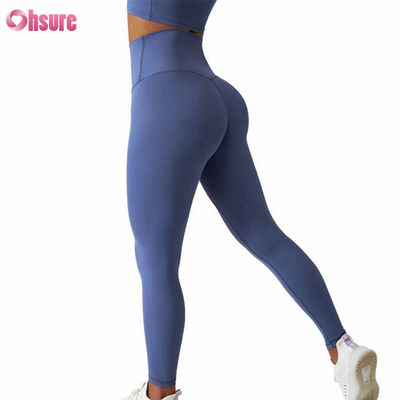 High Waist Butt-lifting Fitness Yoga Leggings Nude Squatproof Outdoor Cycling Running Pants Skin Friendly Workout Tights